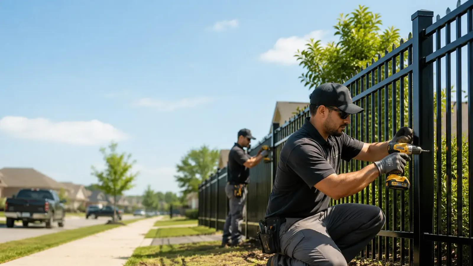 Metal Fence Installation in Brownsville, KY